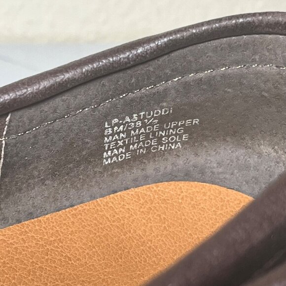 💥Last Chance 50% off Sale💥 Lucky Brand l Brown  Moccasin Style Loafers Size 8 - Picture 8 of 8